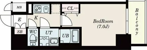 S-RESIDENCE鶴舞駅前【6階】の間取り