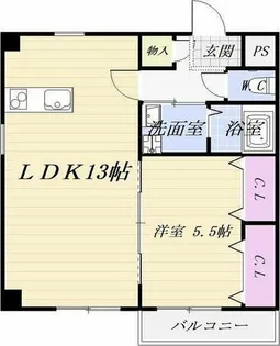 ドミールT・M【2階】の間取り