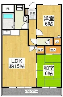 Kテラス【3階】の間取り