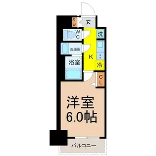 プレサンス千種駅前レガート【8階】の間取り