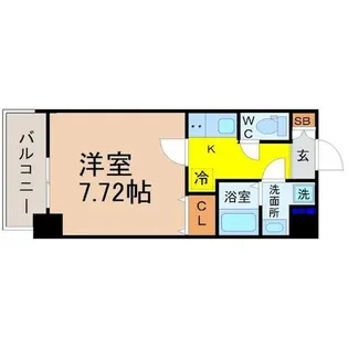 プレイズシード瑞穂通【5階】の間取り