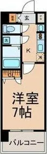 UURコート名古屋名駅【8階】の間取り