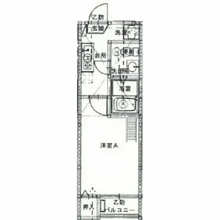 ペルカルロ白龍町【2階】の間取り