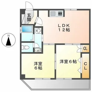 天池ビル【6階】の間取り