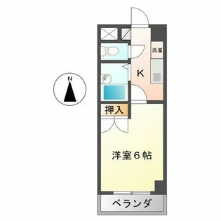 セントラルハイツ滝川【4階】の間取り