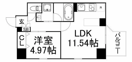 プレジオ本町【3階】の間取り