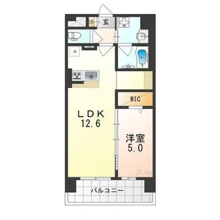 フェリスシエロ堺【1階】の間取り