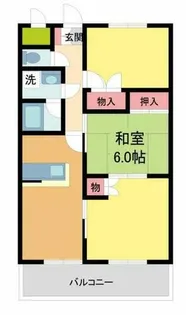 甚樹園マンション弐番館【3階】の間取り