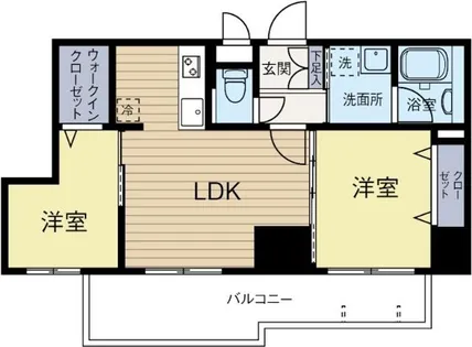 福岡県福岡市博多区博多駅南4丁目【マンション】の間取り