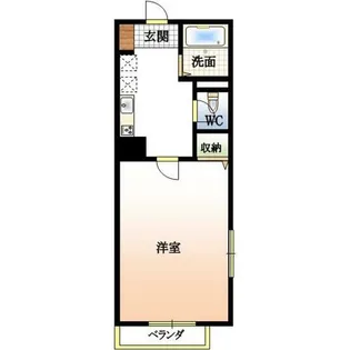 シャトレ三条【302号室】の間取り