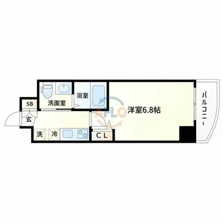 セレニテ九条リアン【3階】の間取り