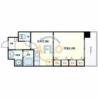 コンフォール平野【3階】の間取り