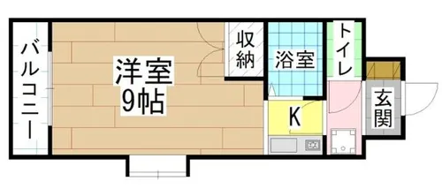 オリエンタル東新町【5階】の間取り