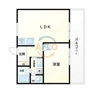 ヤサカハイツ【3階】の間取り