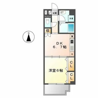 センチュリーパーク新川1番館【10階】の間取り