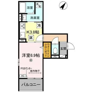 RIPOSO東加古川 Ⅰ【1階】の間取り