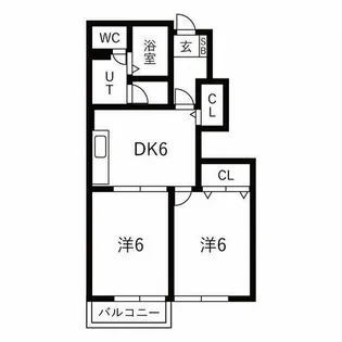 アンテプリマ【1階】の間取り