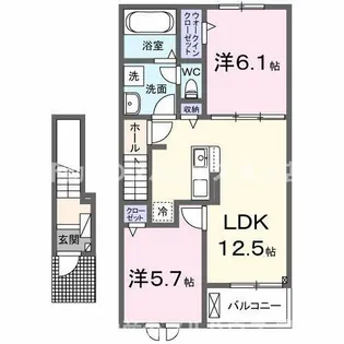 アペ・伊奈【2階】の間取り