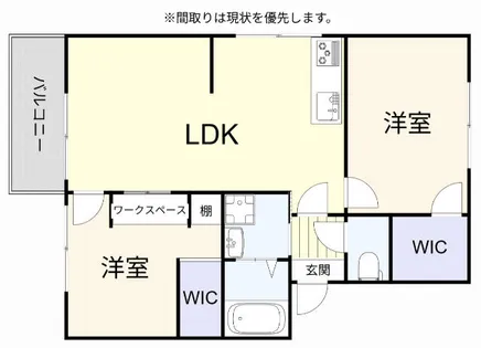 フレグランス ロペ【202号室】の間取り