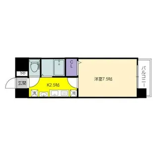 グランメール城西【2階】の間取り