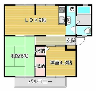 ウインディアはむろ【2階】の間取り