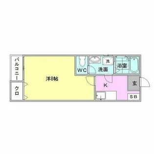 あい千種【2階】の間取り