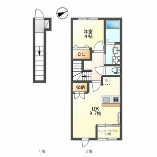 アノ クオーレ【2階】の間取り