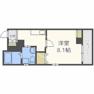 ベリーウェル阿倍野【2階】の間取り