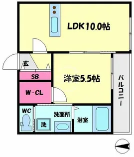 グランパシフィック長橋スクエア【2階】の間取り