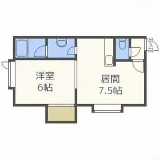 棚橋マンション【1階】の間取り