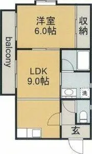 リーベ1【2階】の間取り
