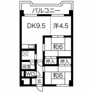 エクセル恵友【403号室】の間取り