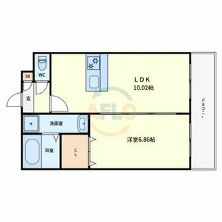 Grace Shoei【5階】の間取り