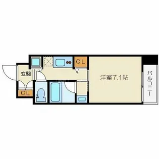 エイペックス梅田東Ⅱ【5階】の間取り