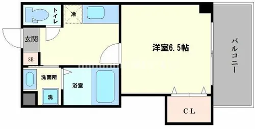 メゾンドアヴェルⅣ【6階】の間取り