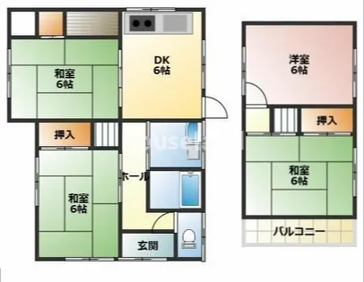 和歌山県岩出市新田広芝【一戸建】の間取り
