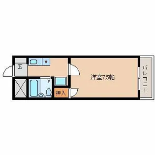 兵庫県尼崎市塚口町1丁目【マンション】の間取り