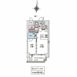 スプランディッド新大阪VIII【15階】の間取り