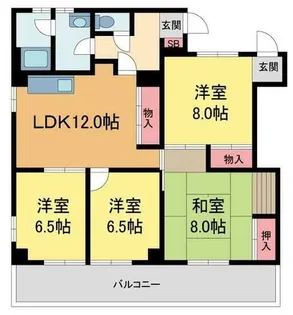 木原マンション【2階】の間取り