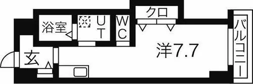 べテル鳴子【2C号室】の間取り