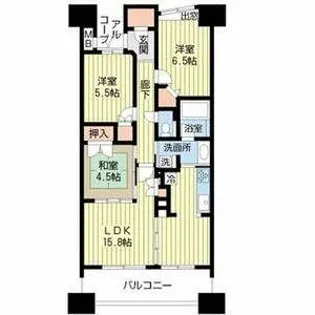 グランカーサ上前津【13階】の間取り