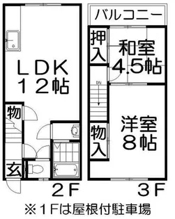 グリーンハイツ【2階】の間取り
