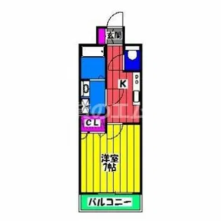 エステムプラザ博多駅南【8階】の間取り