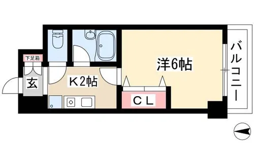 フィール大須【1102号室】の間取り