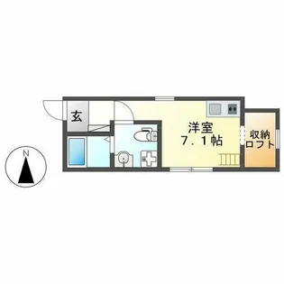 アテナ御器所【101号室】の間取り