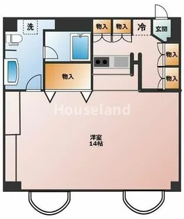 和歌山県和歌山市十番丁【マンション】の間取り