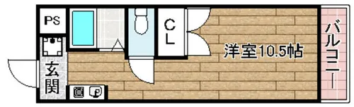 ファミール5号館【3階】の間取り