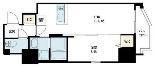 フェルザ福島(旧VIVRE福島)【7階】の間取り