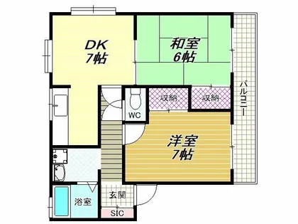 シェーン・ヴィラ【1階】の間取り
