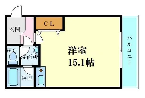 アネスティ七番館【3階】の間取り